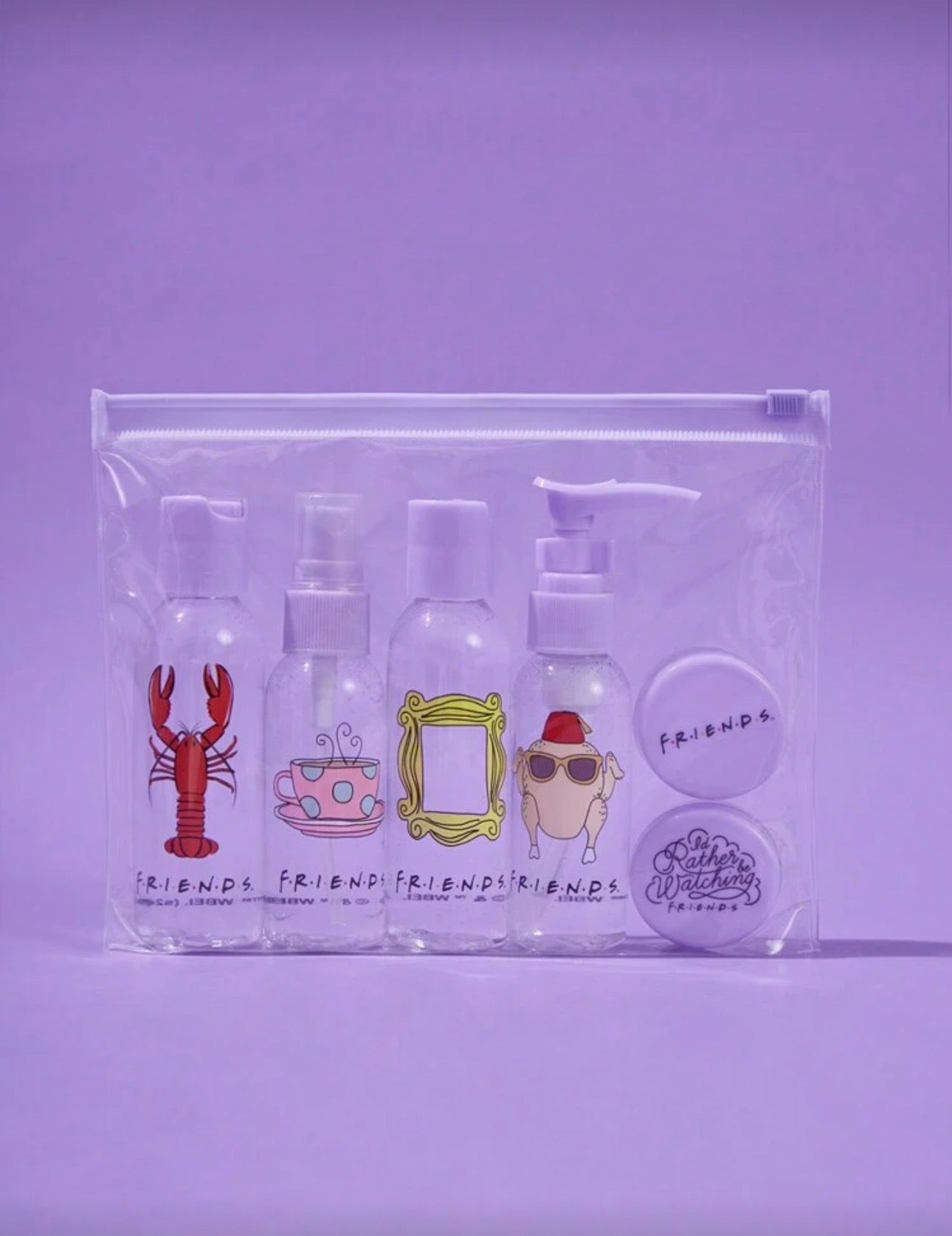 Friends travel set