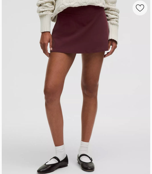 Garnet high rise skirt
