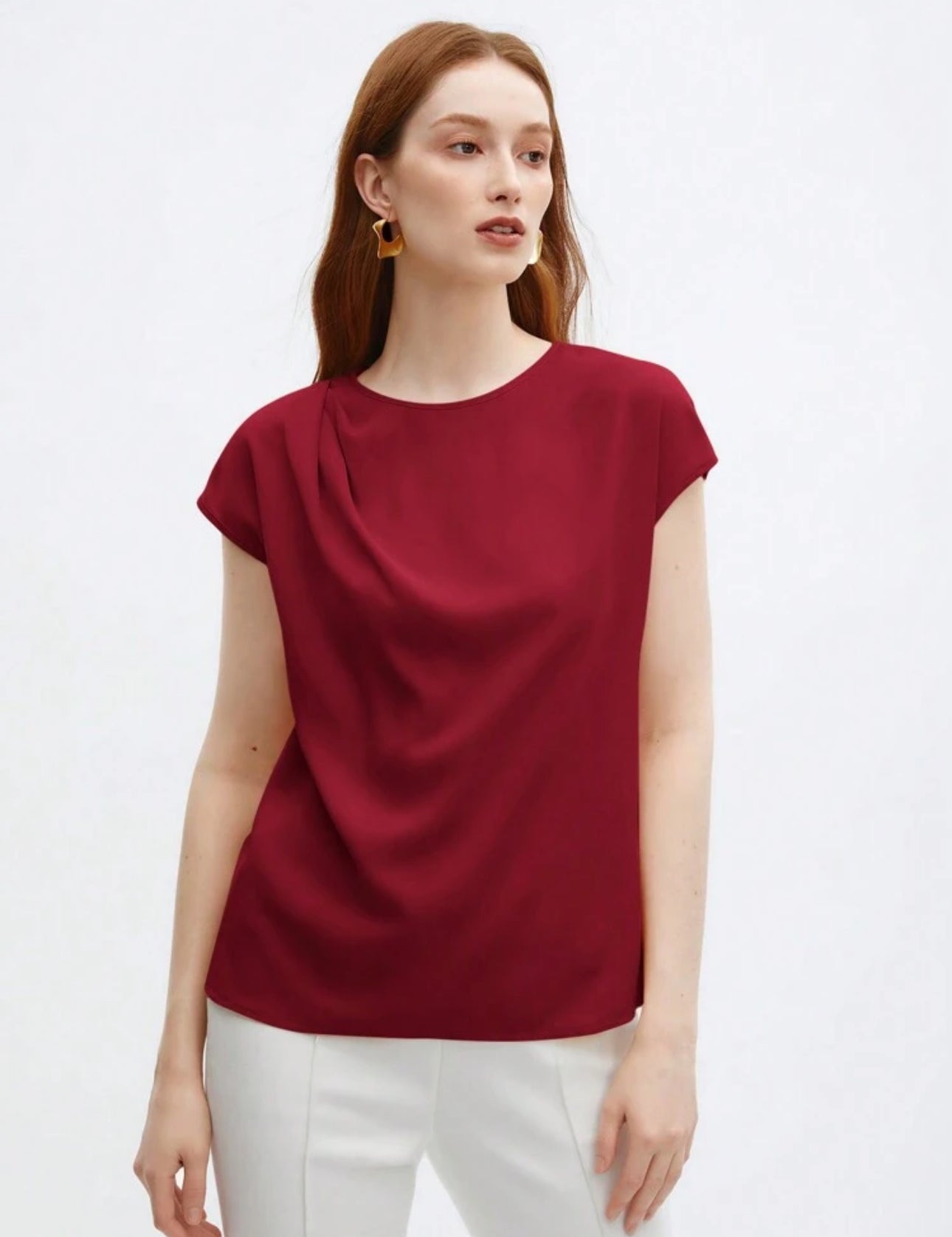 Camisa roja manga corta