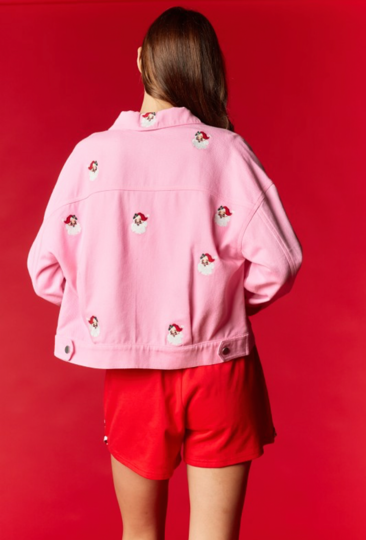 Chaqueta Pink Santa rosada