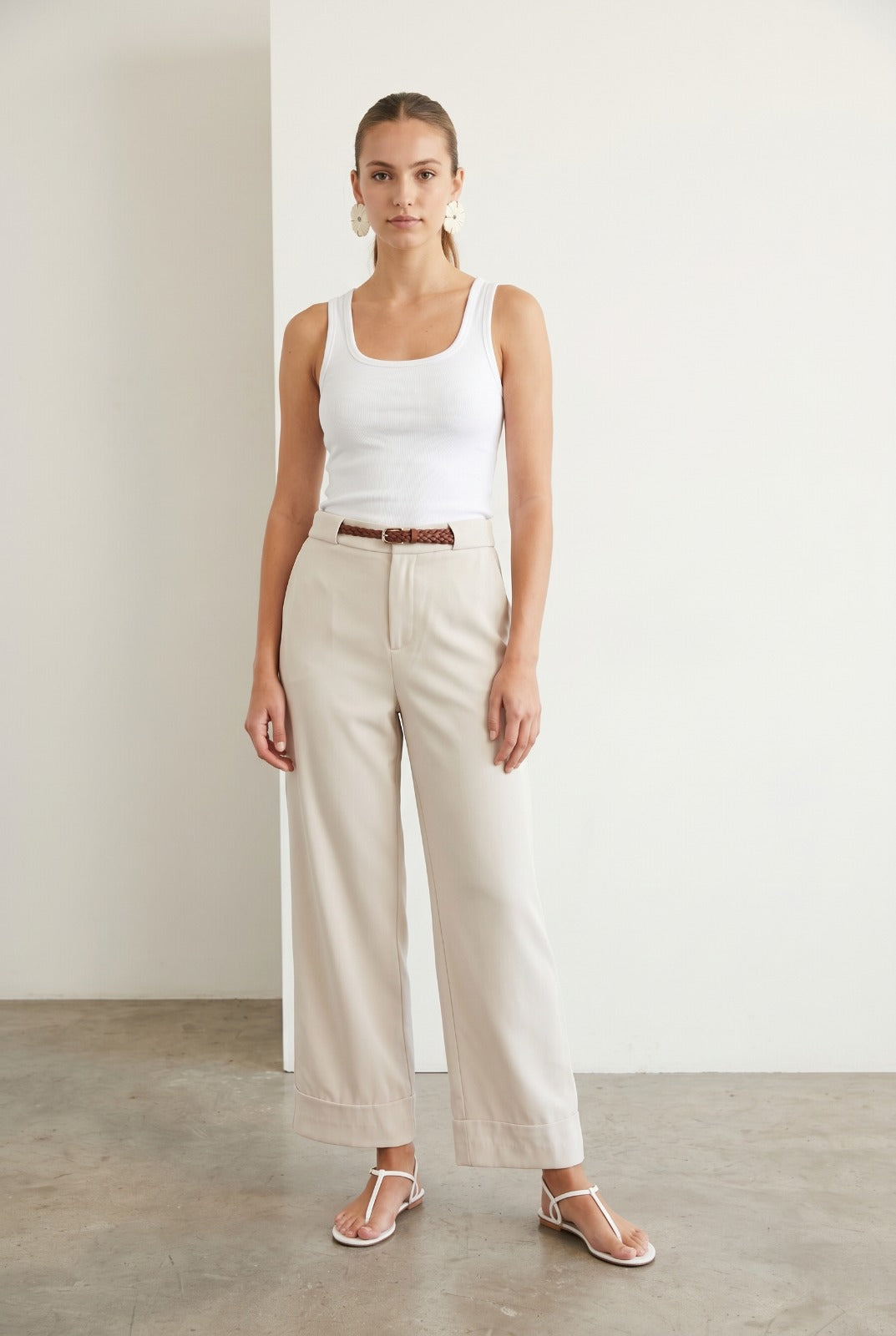 Pantalón beige Rubienn