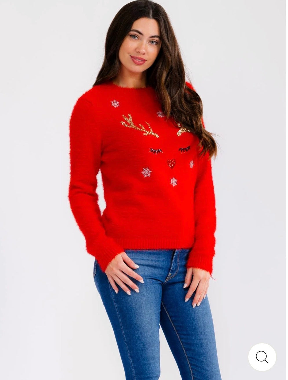Suéter rojo de Navidad