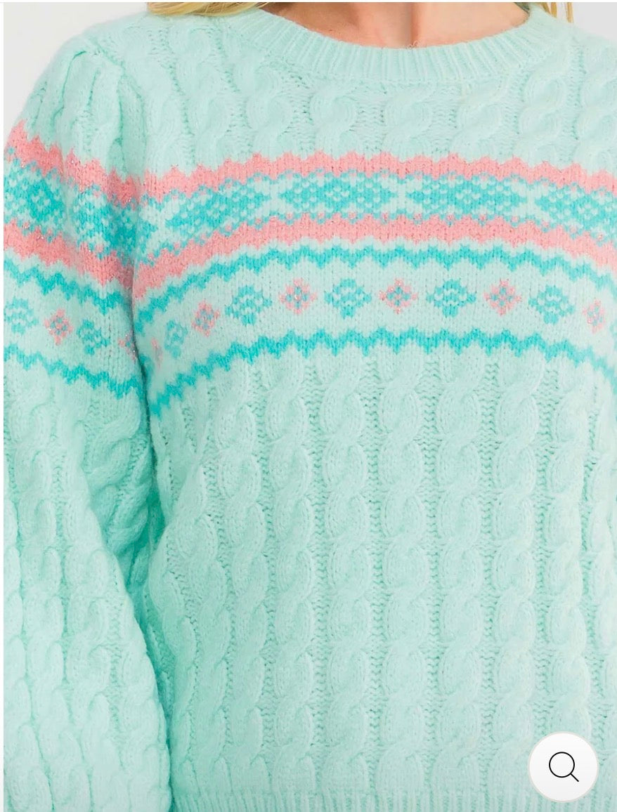 PULLOVER SWEATER MINT