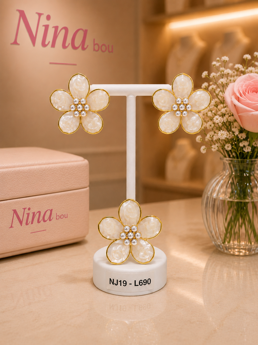 NJ19 Set aritos y anillo