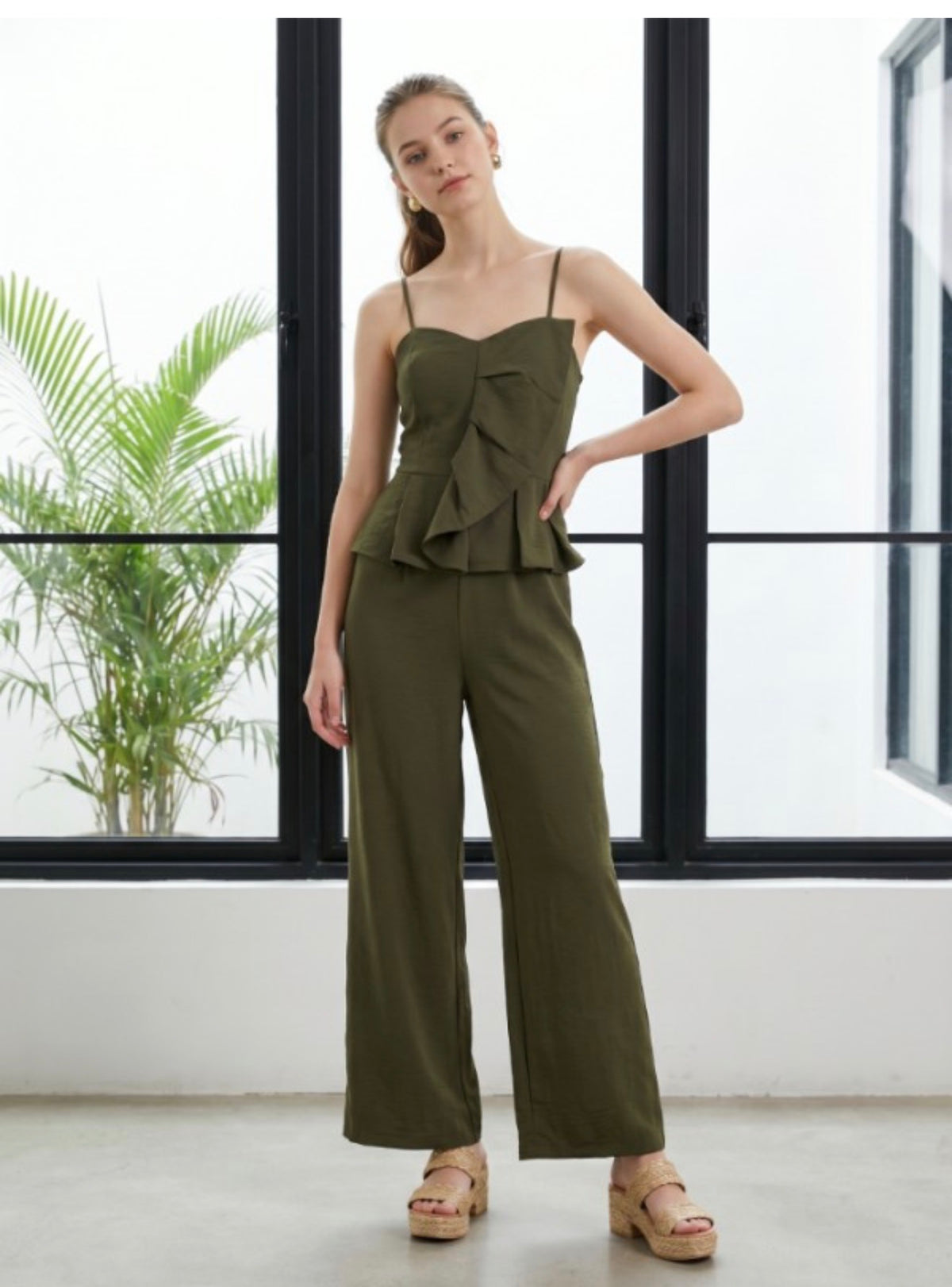 Conjunto Savanna Verde Oliva