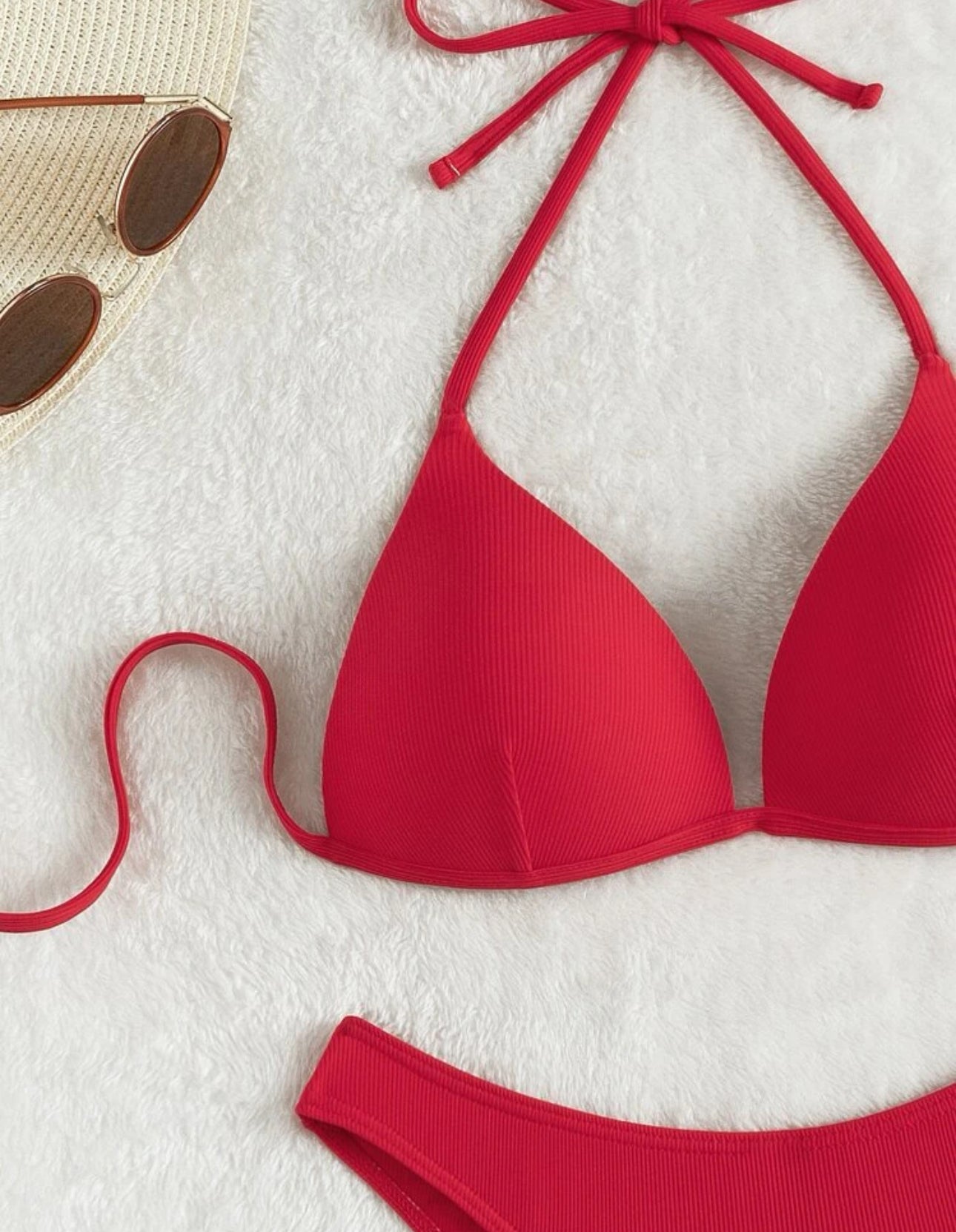 Traje de baño rojo
