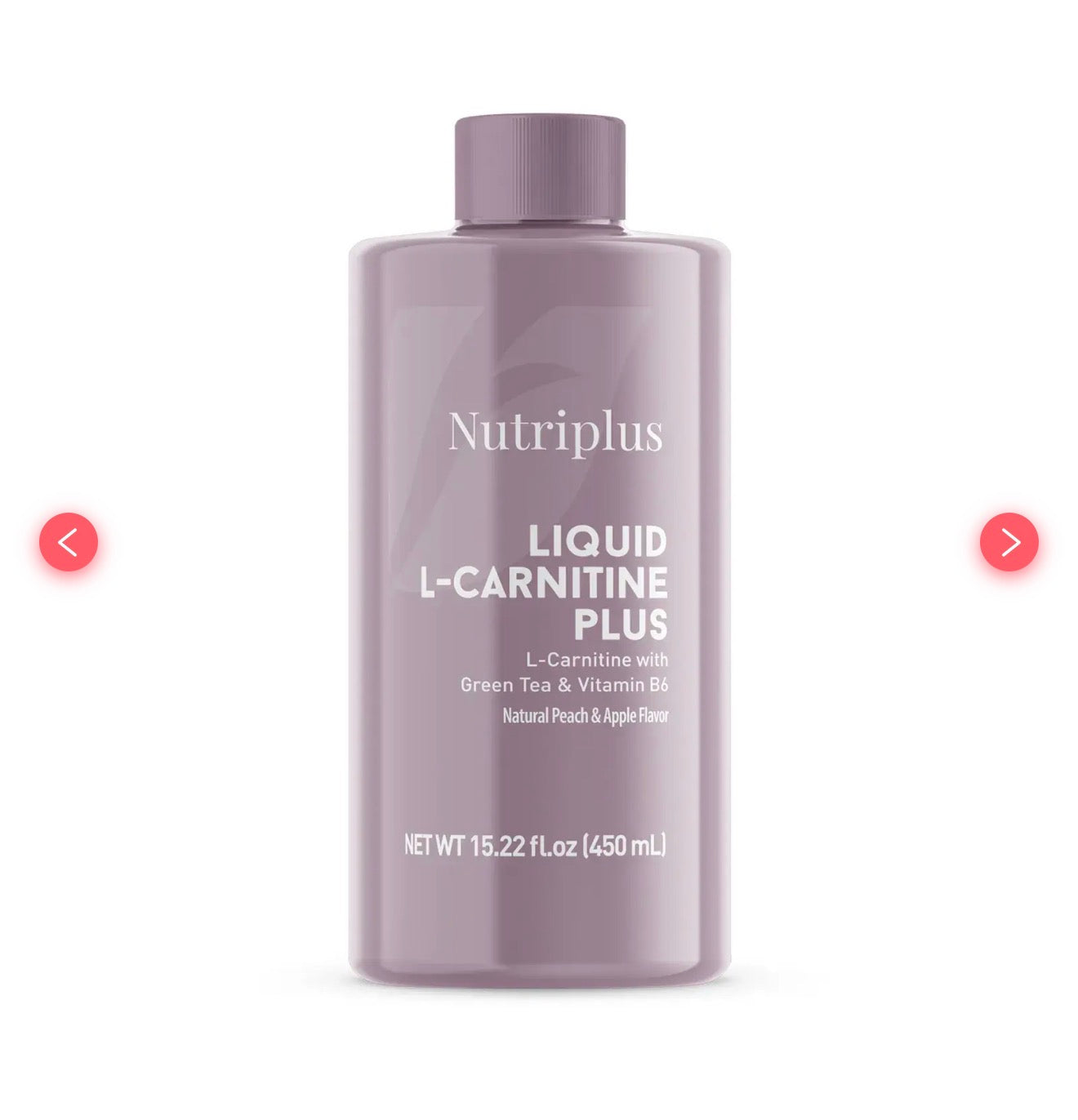 Nutriplus L-Carnitine Apple & Peach