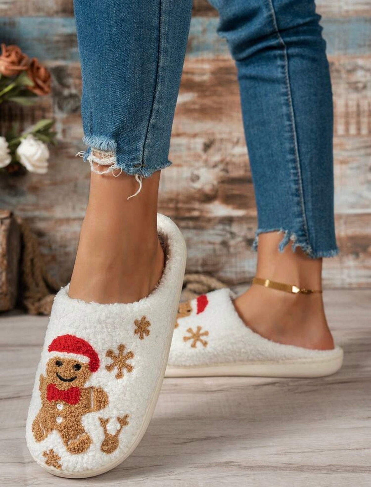 Pantuflas galleta de gengibre
