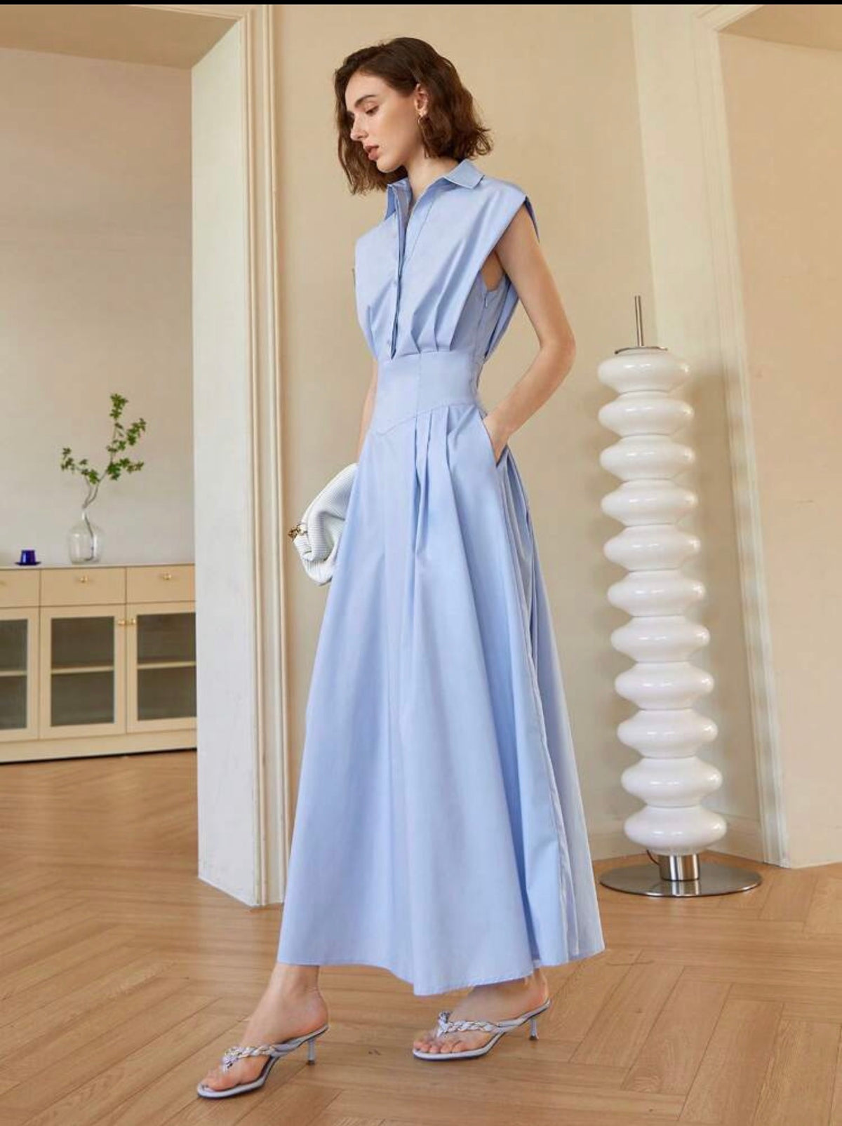 Vestido Amelia azul celeste