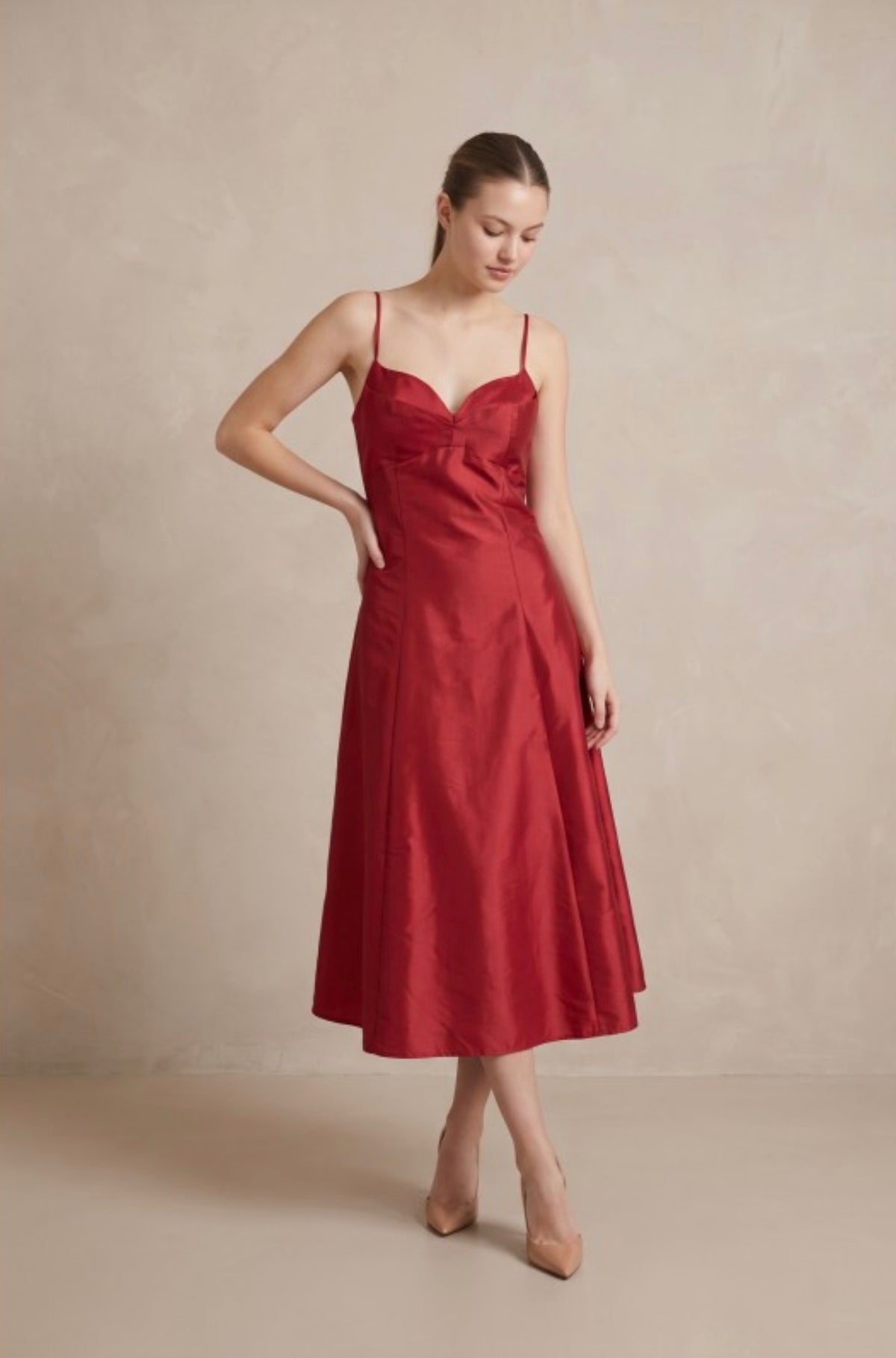 Vestido Amour Rouge Rojo Escarlata