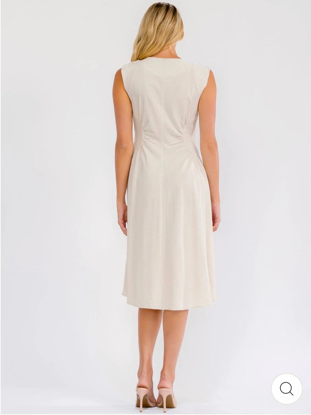 Vestido Valencia beige