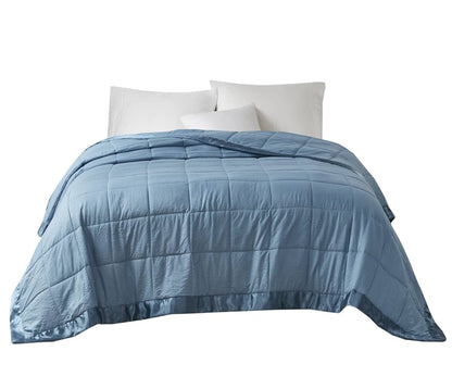 Madison Park Cambria Down Alternative Blanket Oversized King Slate Blue - King