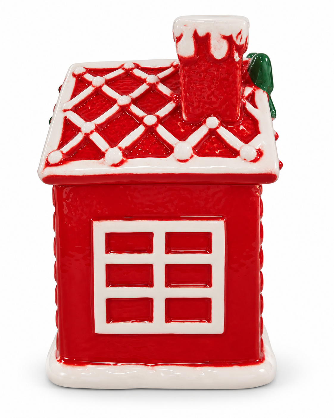 Casita navidad de cerámica 9.5*9.5*15cm