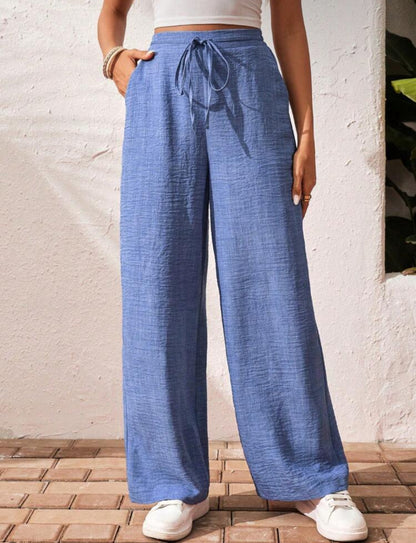 Pantalon azul casual y comodo