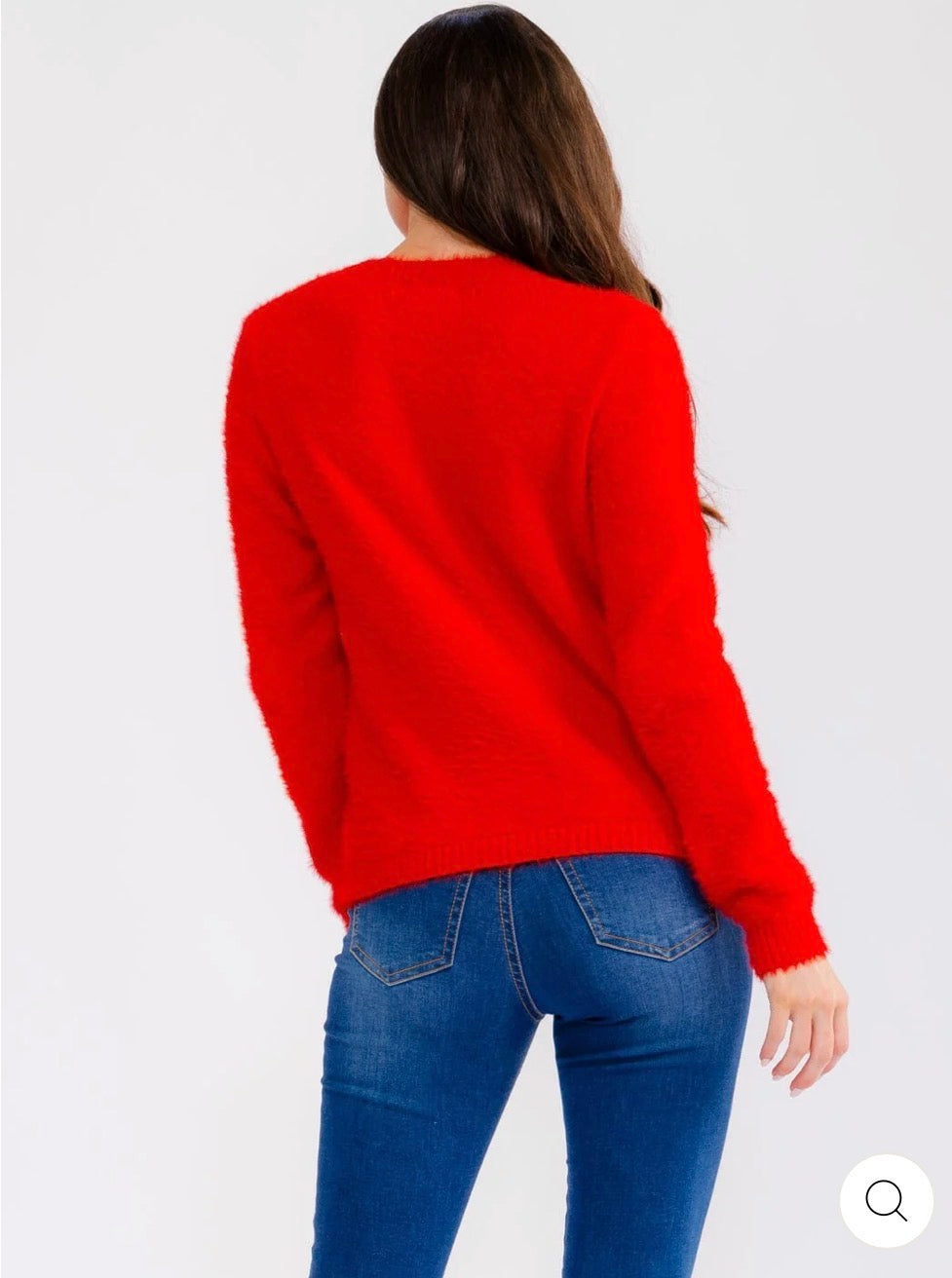 Suéter rojo de Navidad