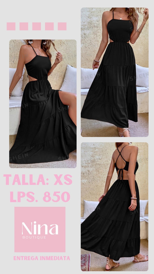 Vestido para playa color negro