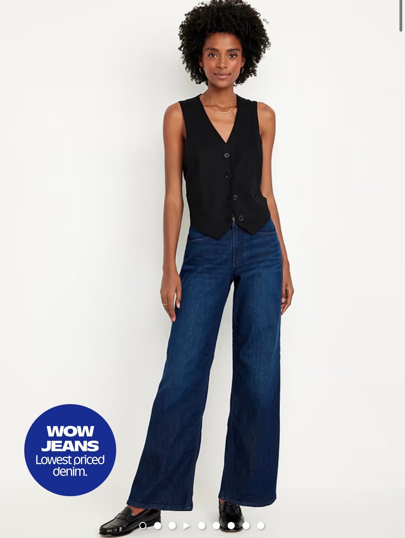 Jean wow wide leg Old Navy