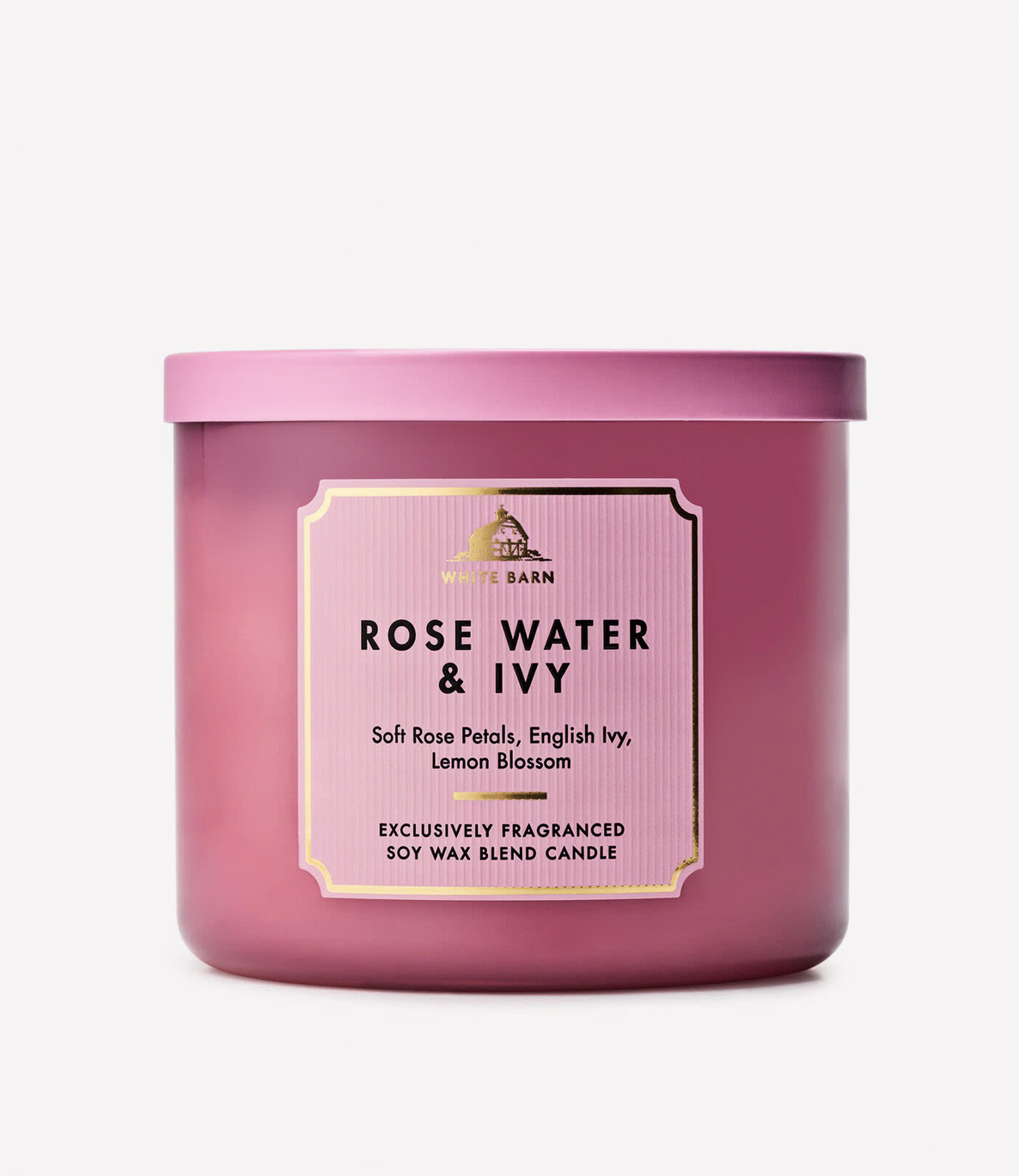 Rose water and Ivy candle  3-wick candle - White Barn