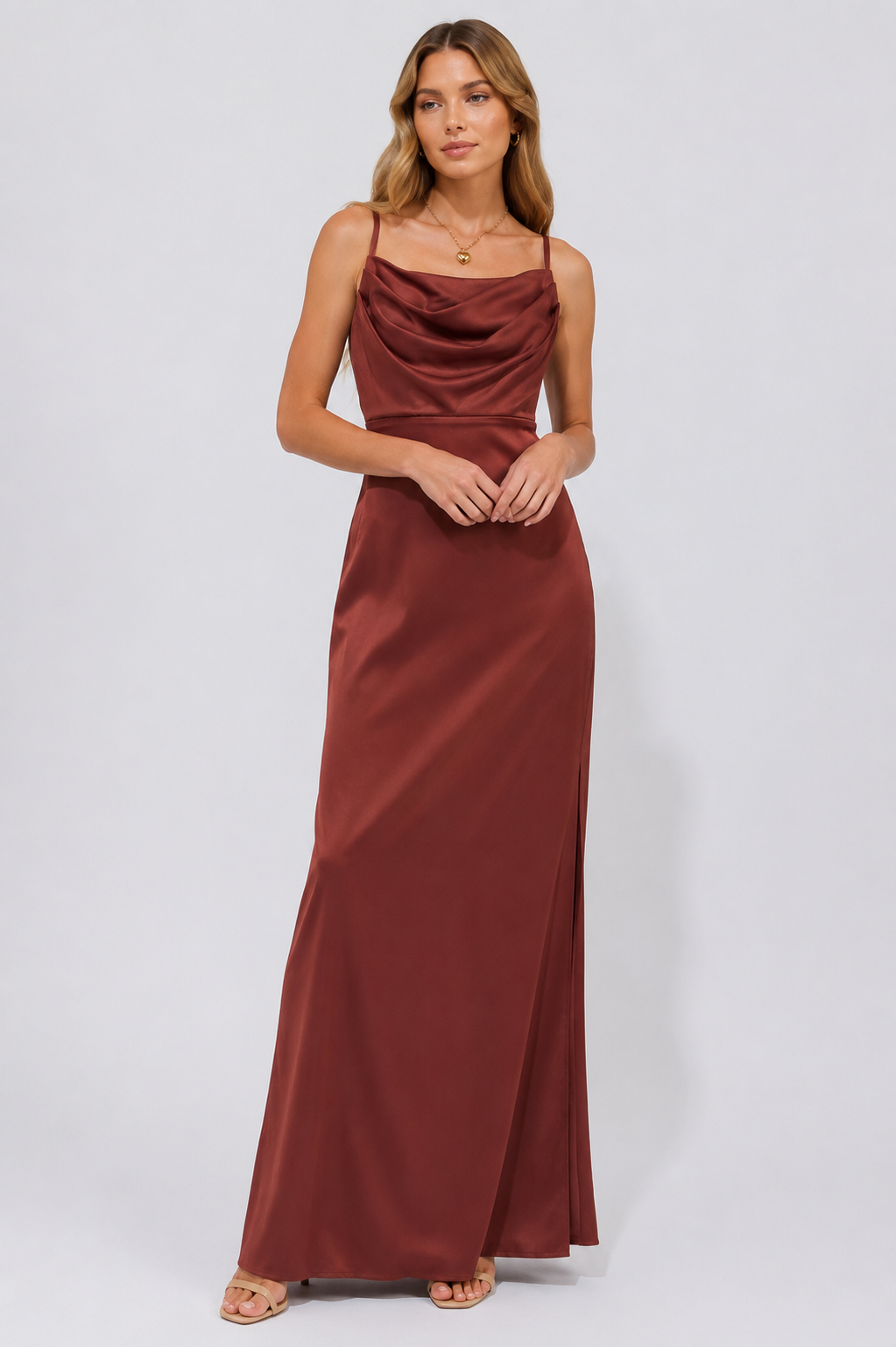 Vestido burgundy elegante