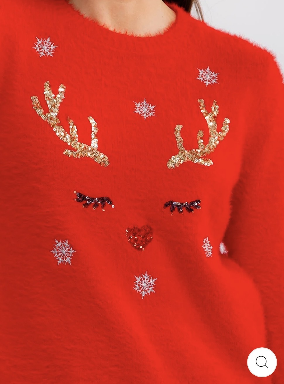 Suéter rojo de Navidad