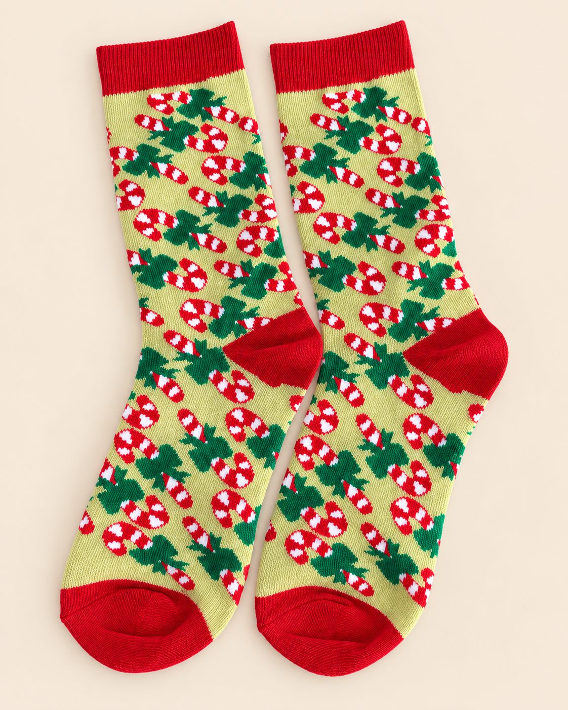 Calcetines candy canes Navidad