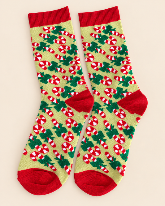 Calcetines candy canes Navidad