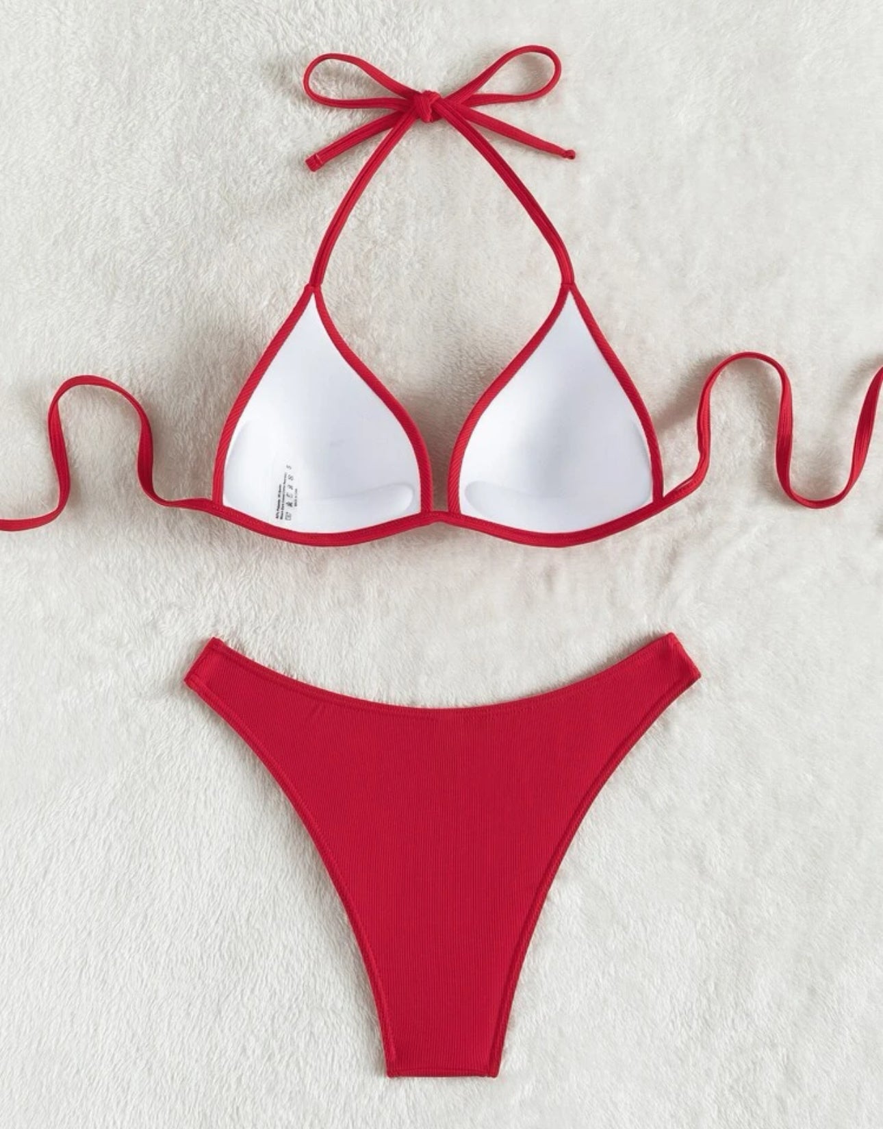 Traje de baño rojo