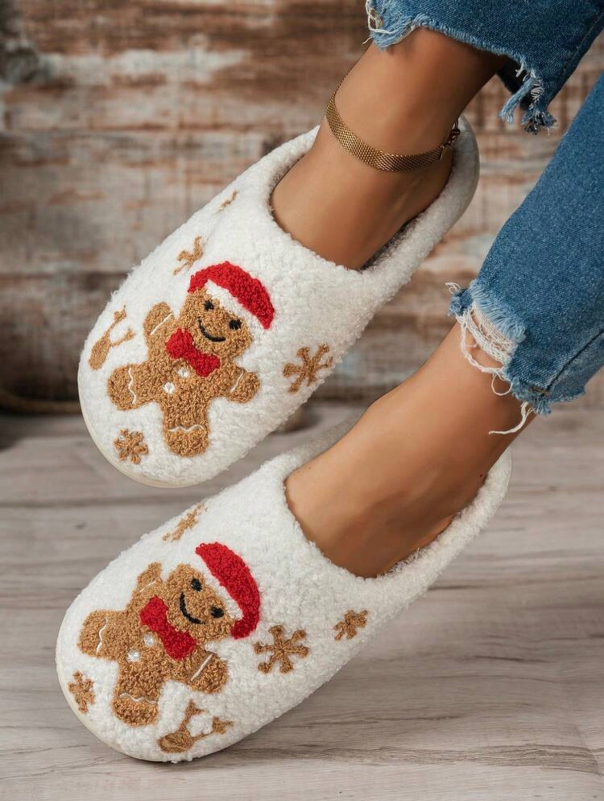 Pantuflas galleta de gengibre