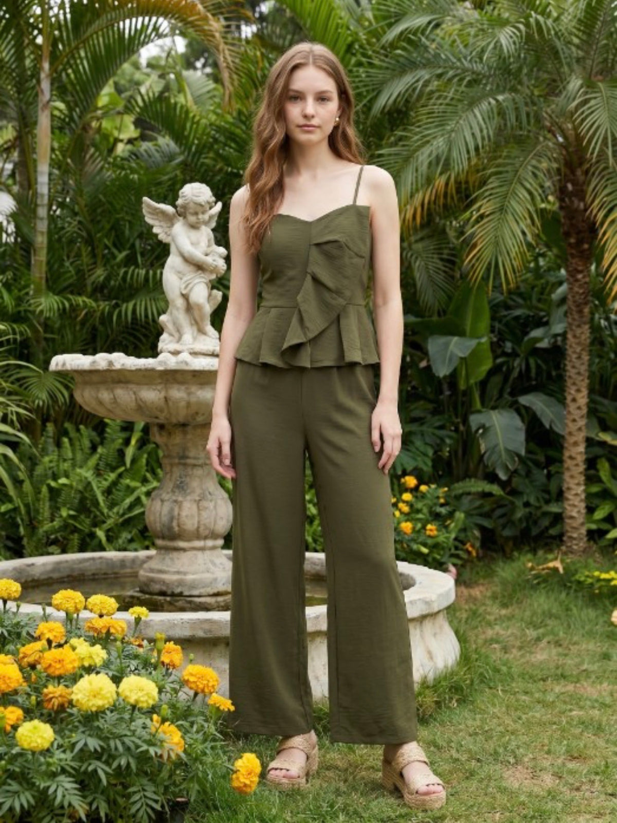 Conjunto Savanna Verde Oliva