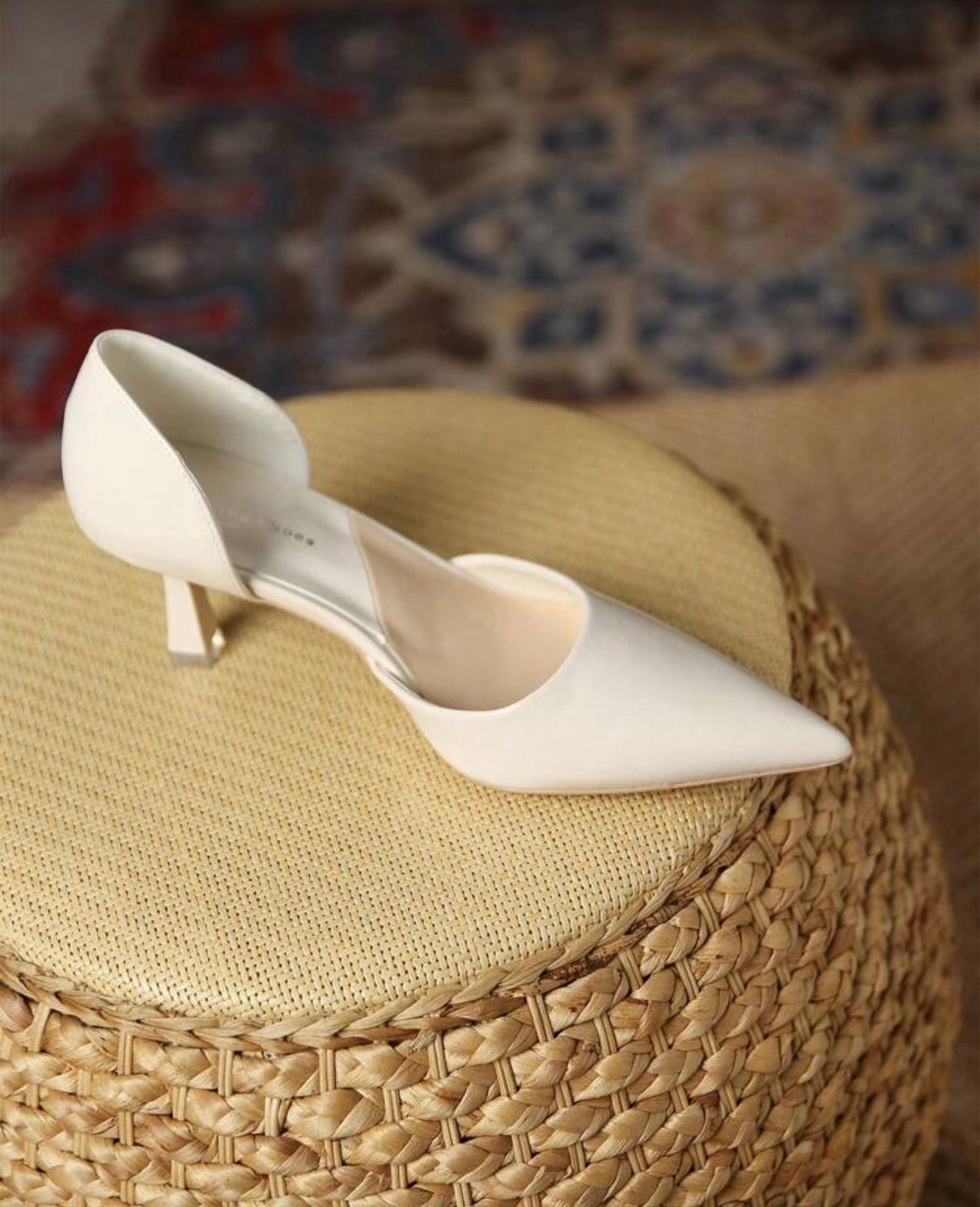 Tacones color perla