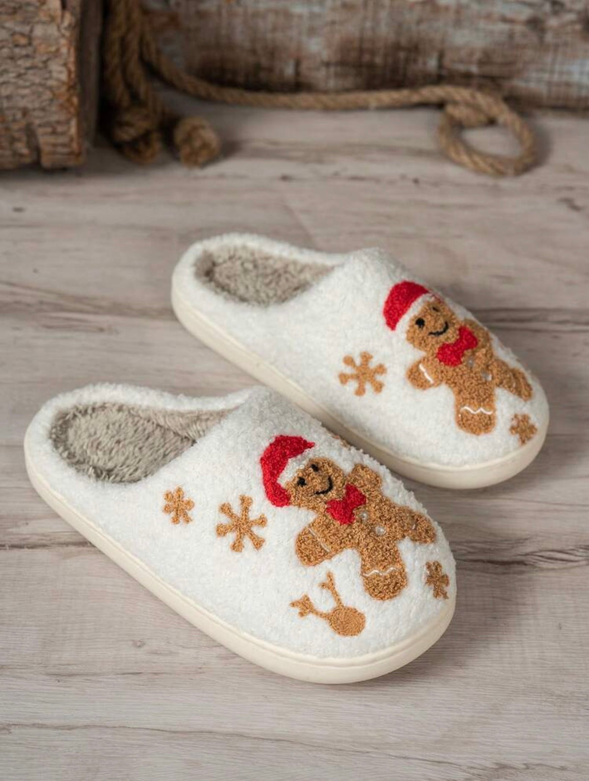 Pantuflas galleta de gengibre