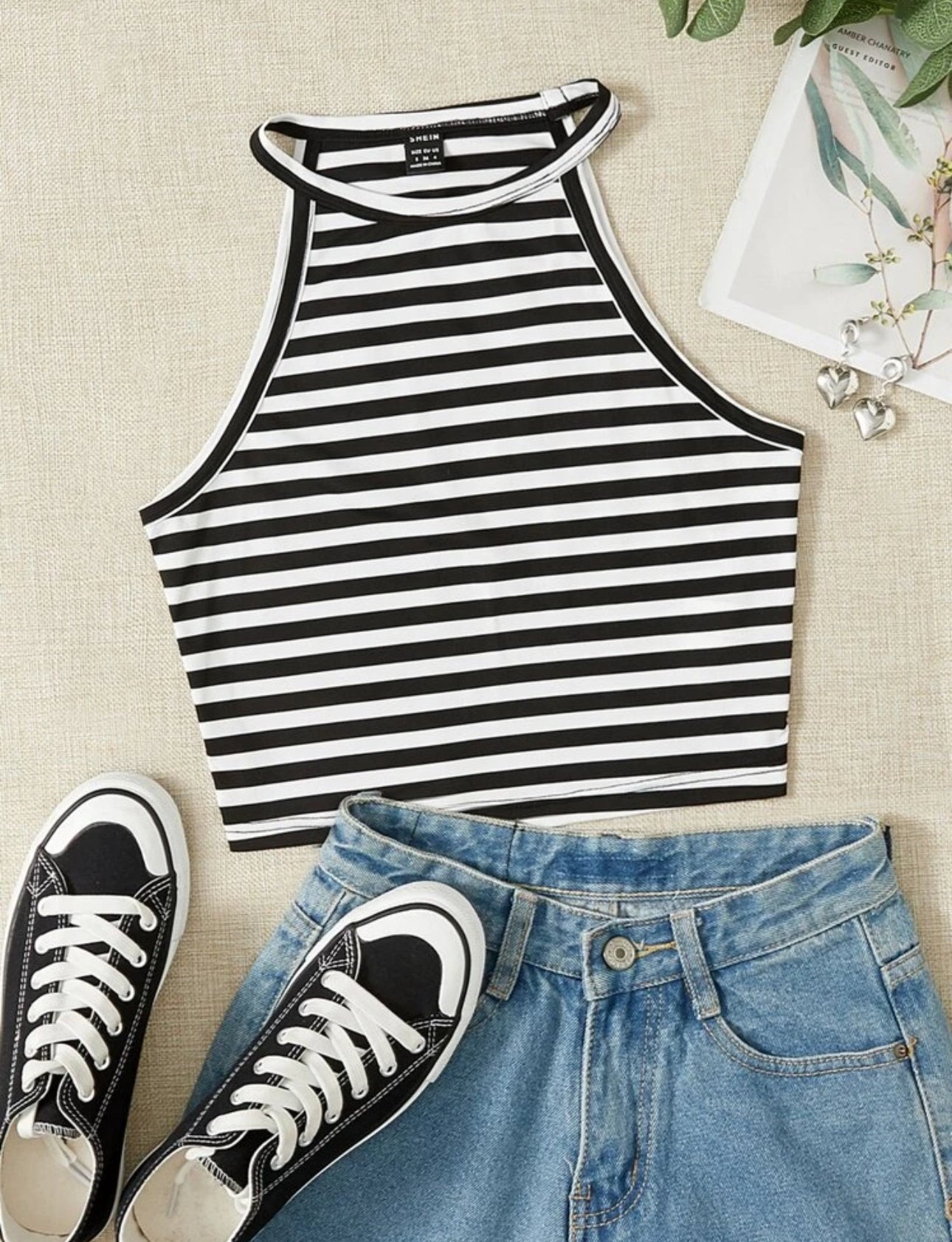 Camisa rayas blancas y negras