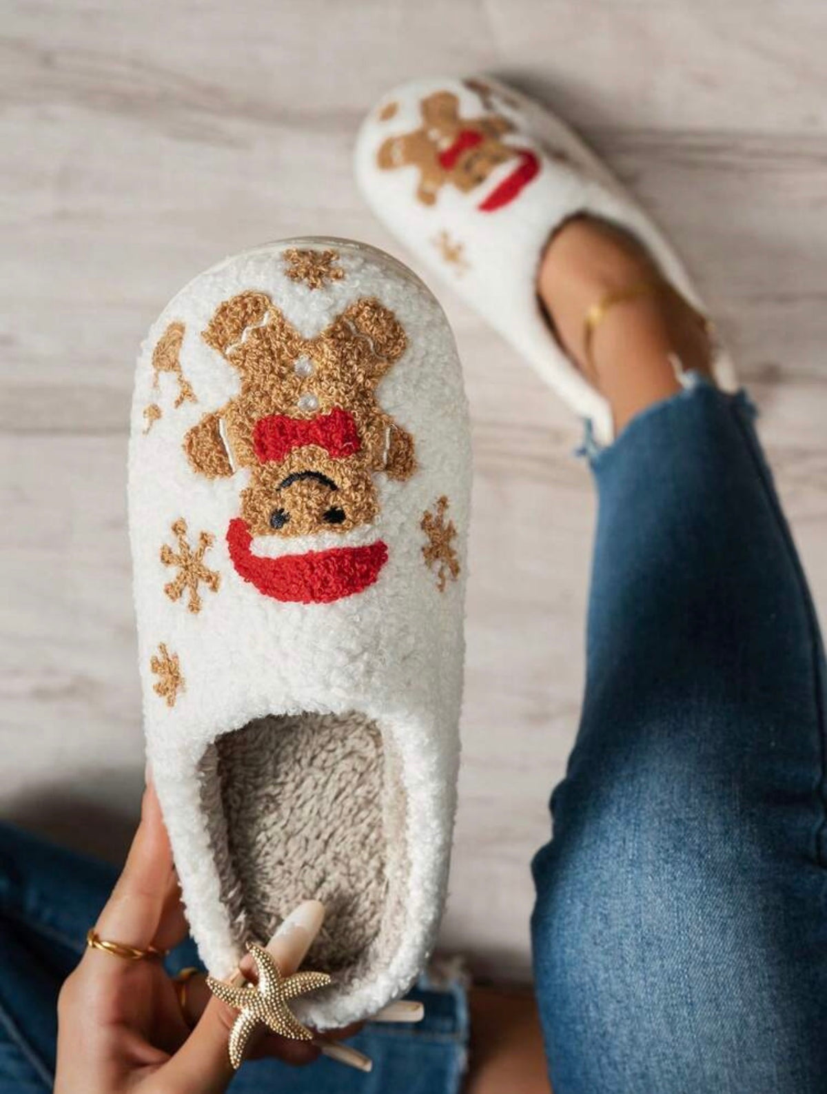 Pantuflas galleta de gengibre