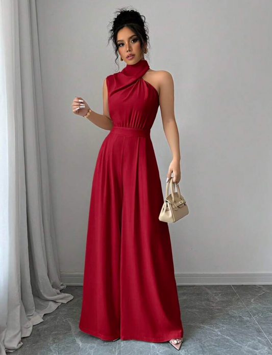 Jumpsuit rojo elegante
