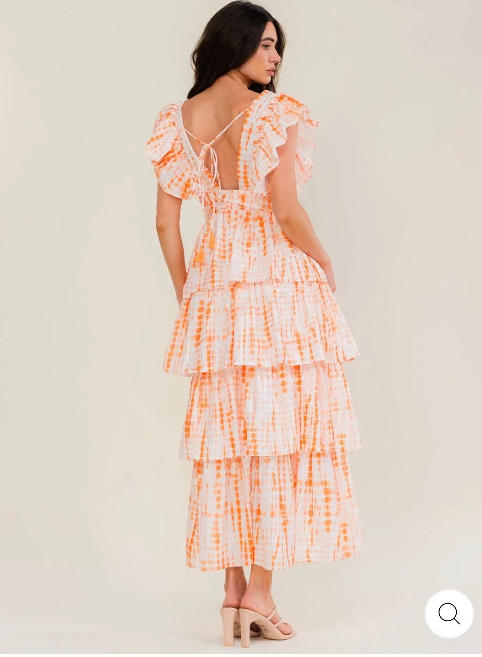Vestido Capri Sunset anaranjado 🍊✨