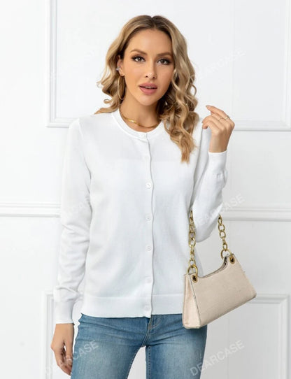 Sueter blanco con botones
