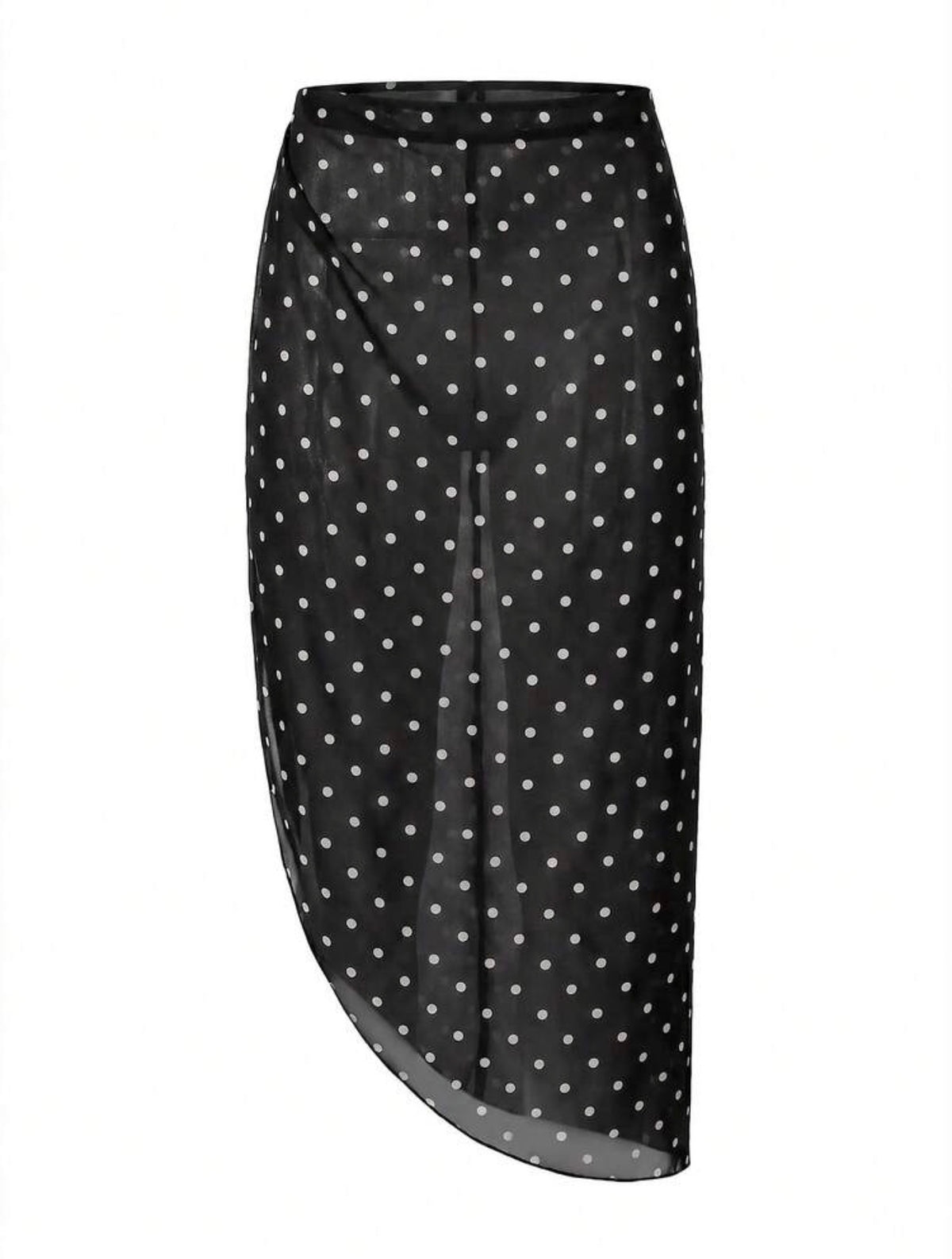 Conjunto Traje de baño con falda polka dot (dos piezas)