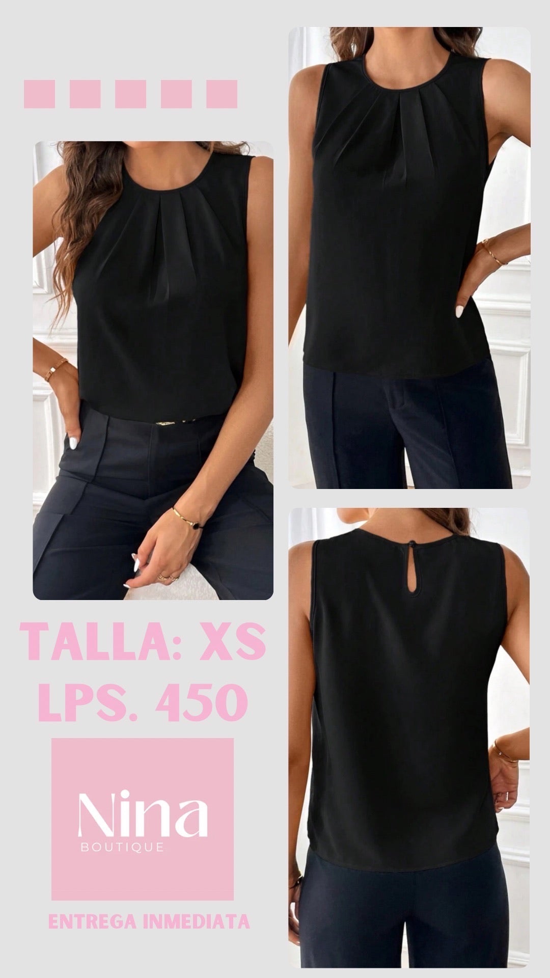Camisa negra básica