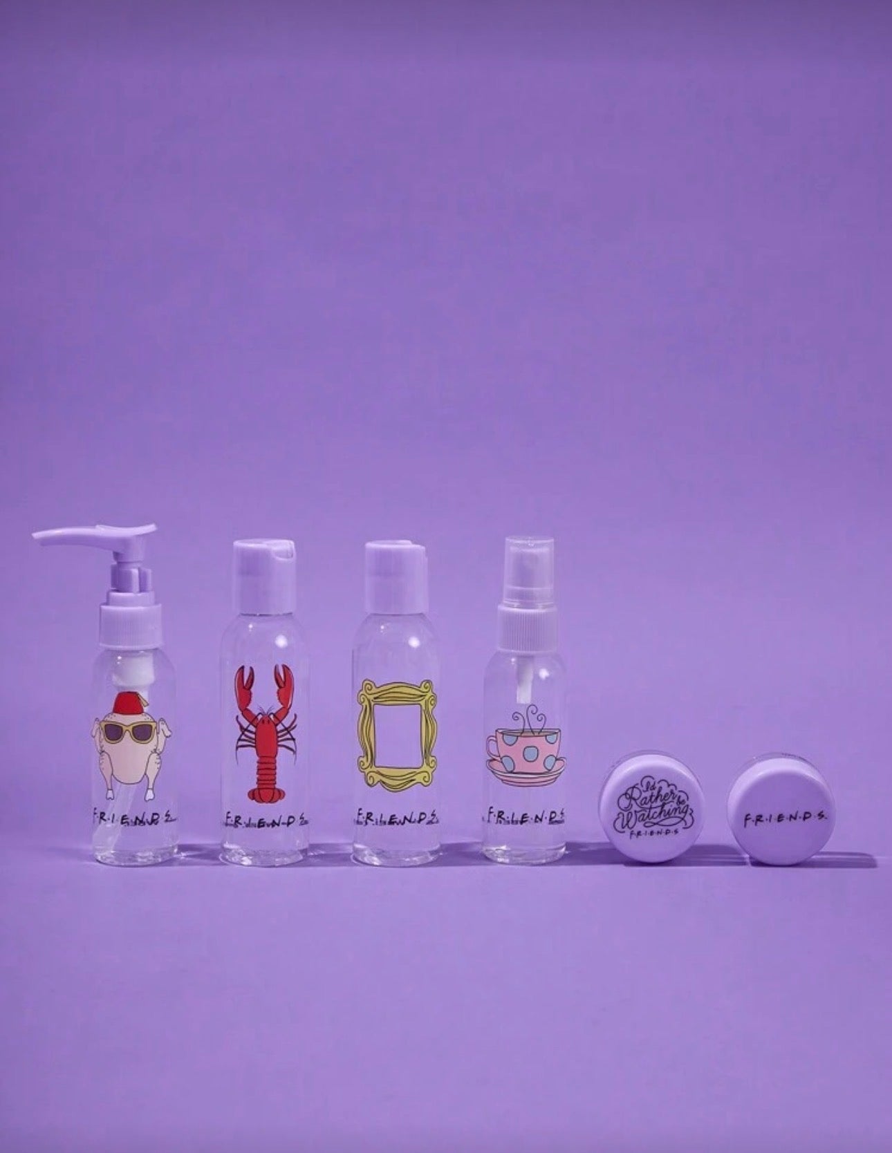 Friends travel set