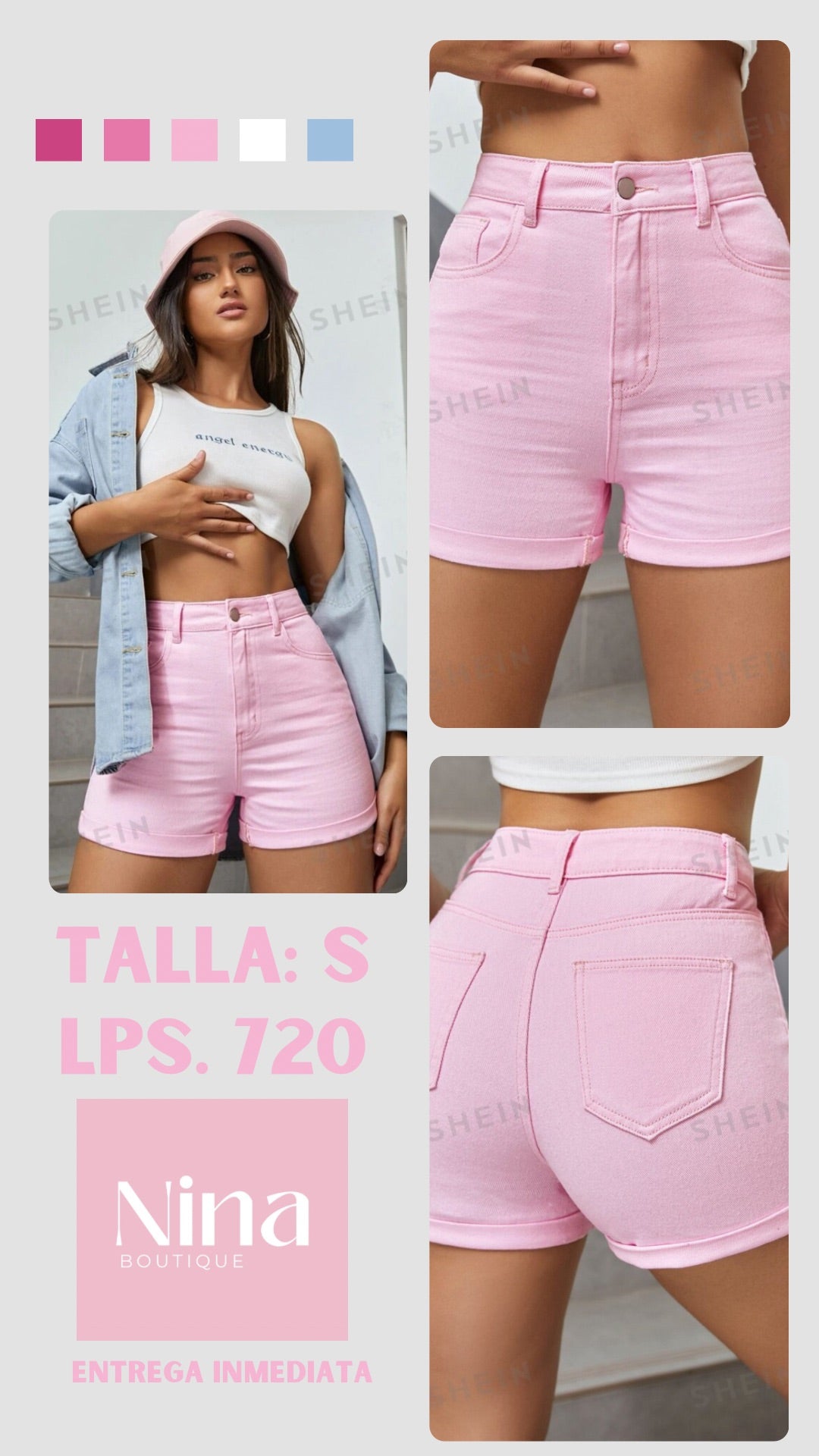 Short rosado