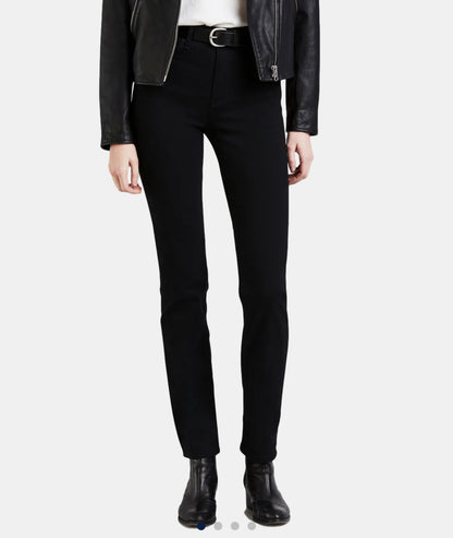 Jean LEVI’S slim straight color negro