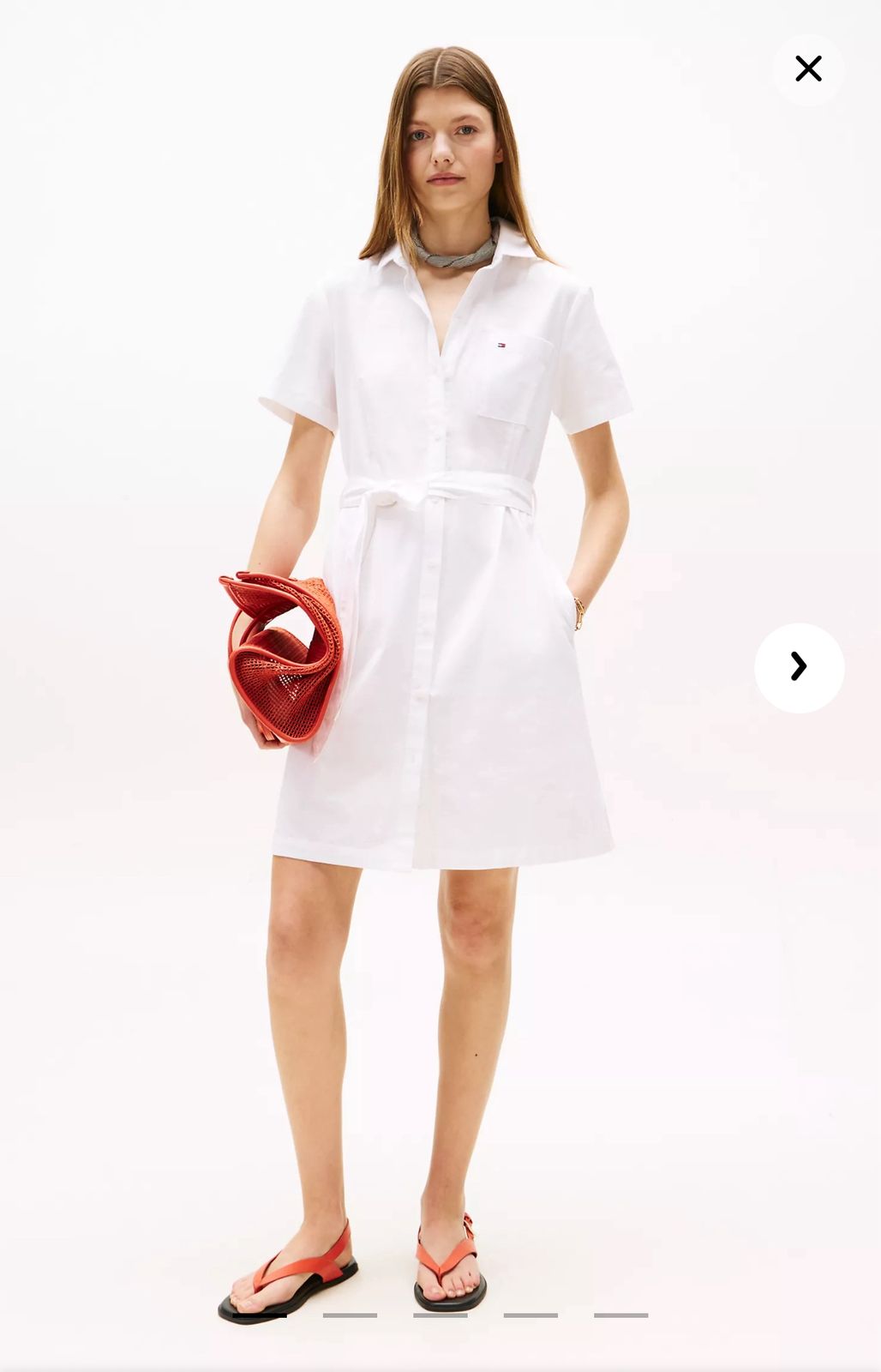 Vestido blanco Tommy Hilfiger