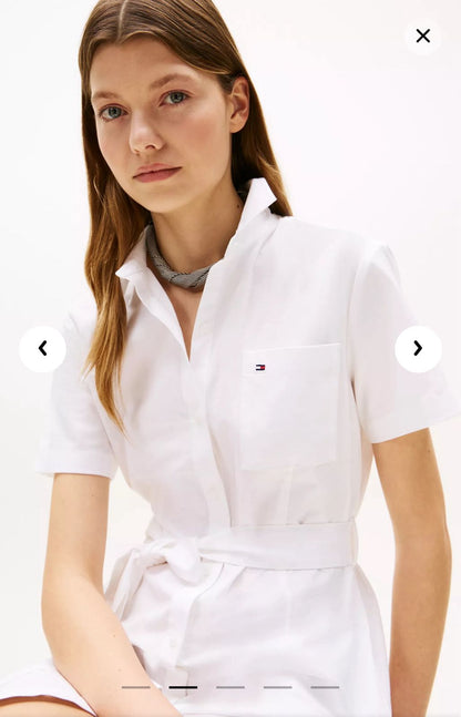 Vestido blanco Tommy Hilfiger