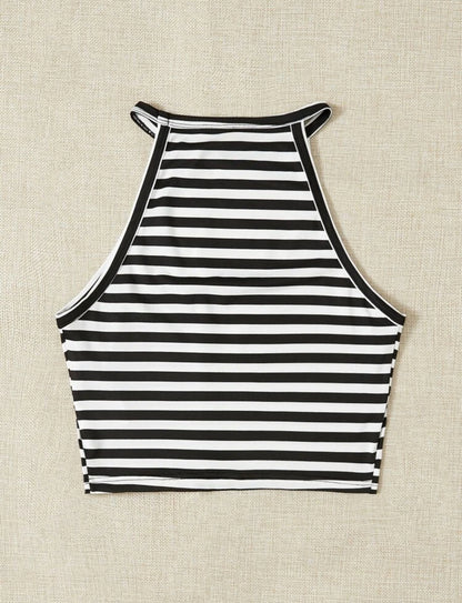 Camisa rayas blancas y negras