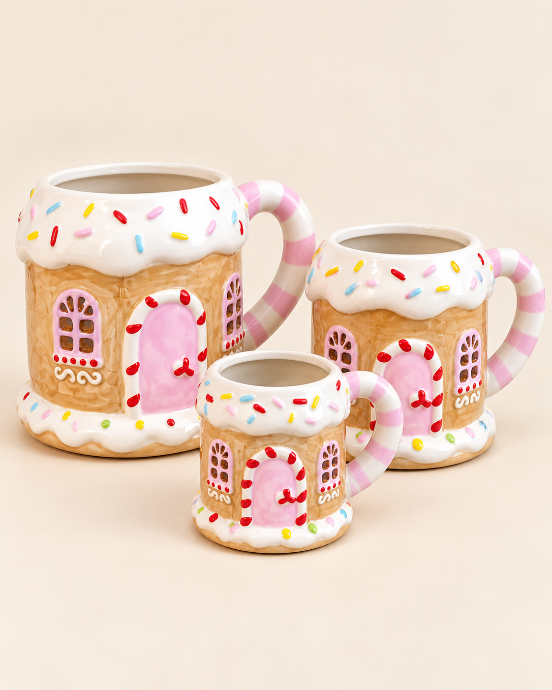 Set de 3 tazas de jengibre