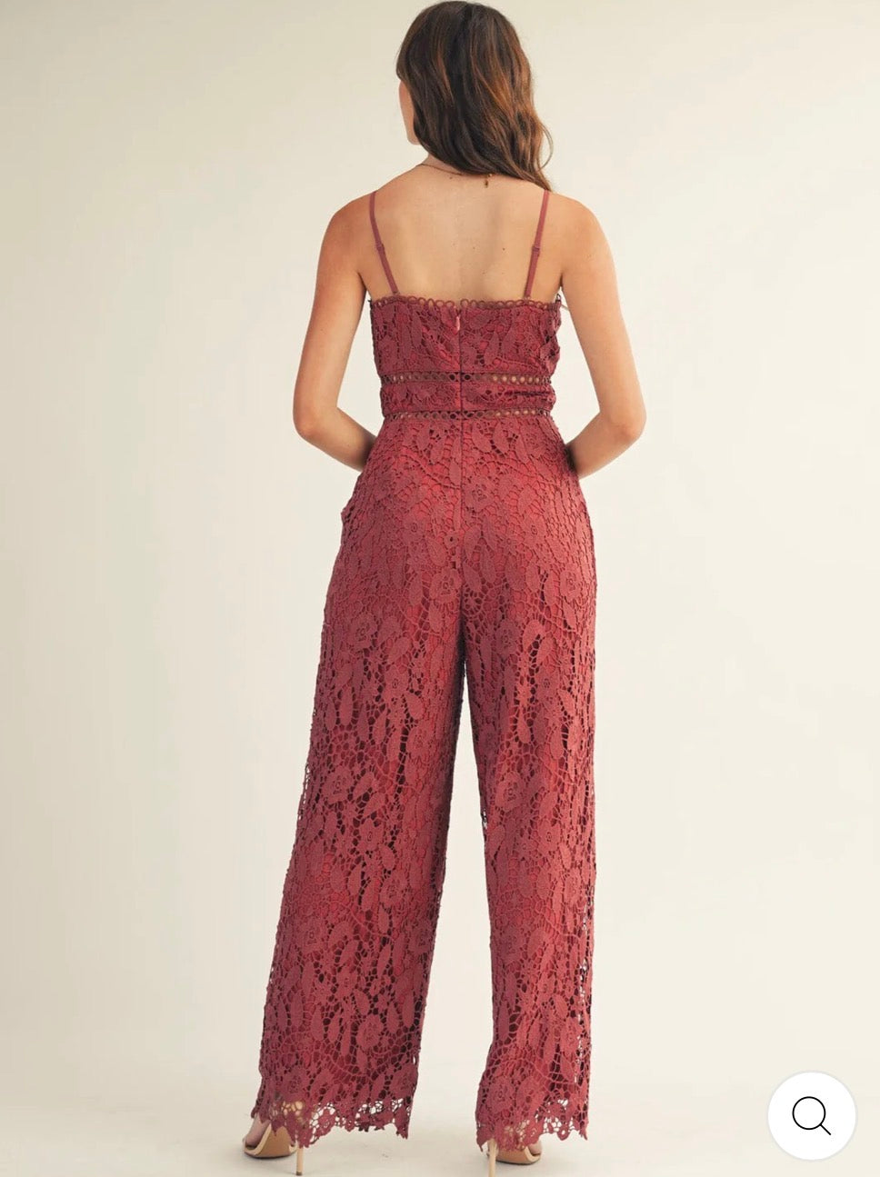 Jumpsuit rojo crochet