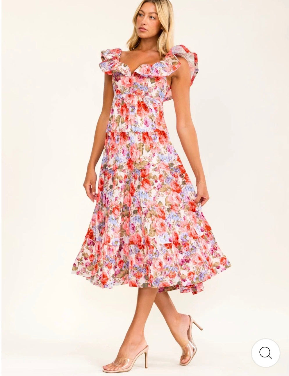 Vestido Jardín de Rosas Floreado