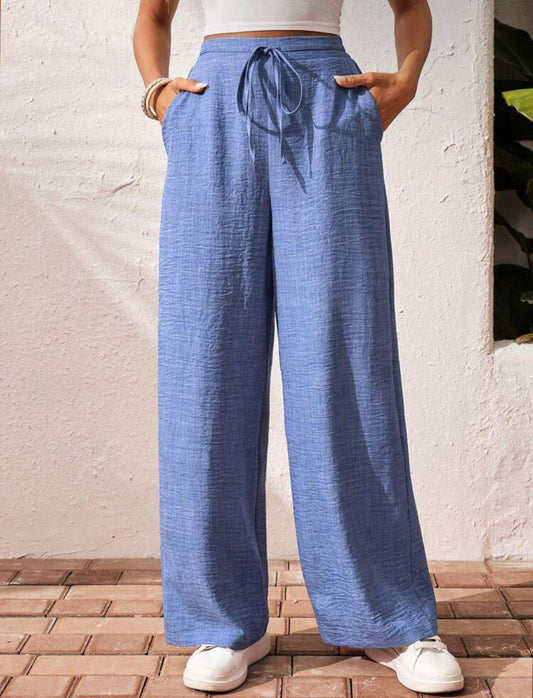 Pantalon azul casual y comodo