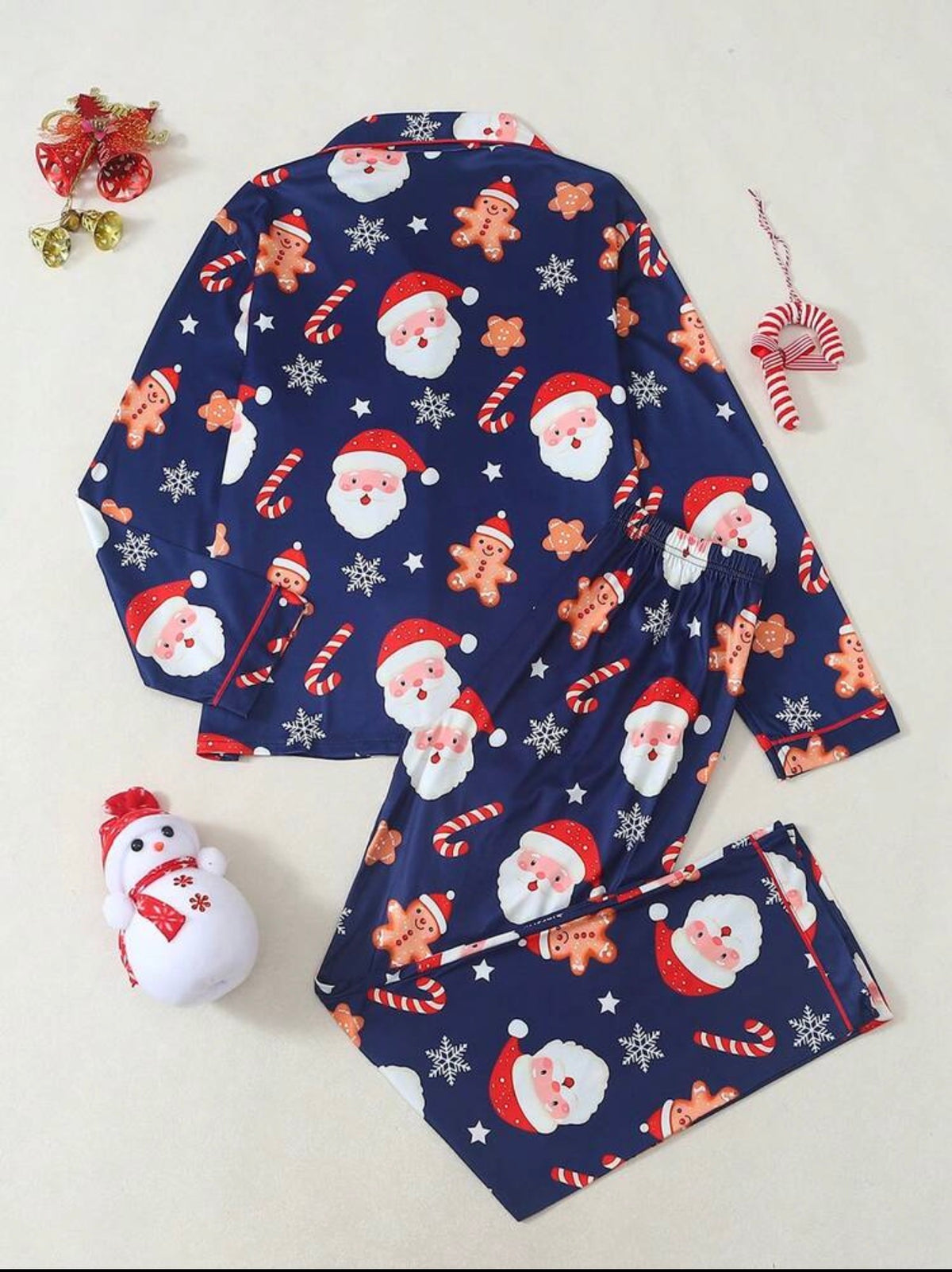 Pijama Navidad azul marino Santa