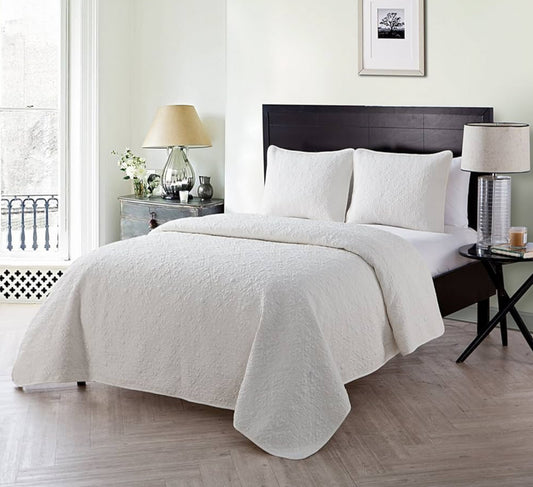 VCNY Home - Caroline Full/Queen Size Quilt, 3 Piezas. Lightweight Bedding Quilt Set with Matching Shams